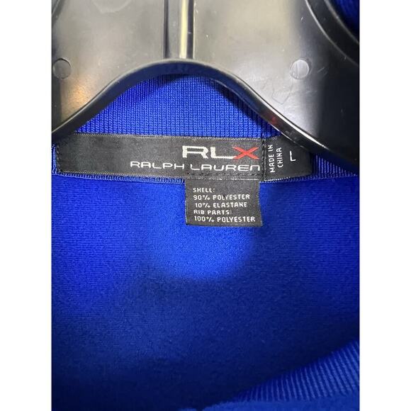 RLX Ralph Lauren Men’s Full Zip Jacket Blue Size L Athletic Fit Polyester - Picture 5 of 11
